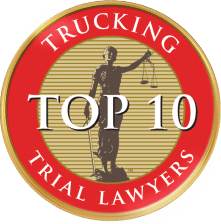 Top 10 Trucking Badge