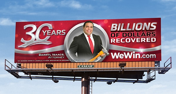 Darryl Isaacs 30 Year Billboard