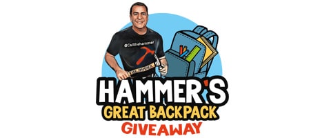Hammer's Great Backpack Giveaway