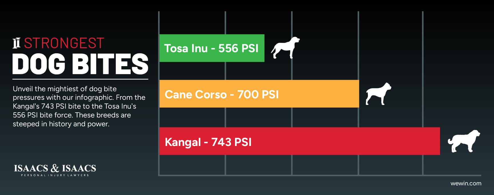 Dog Bite Force Chart - Isaacs & Isaacs