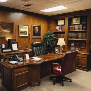 A lawyers office..