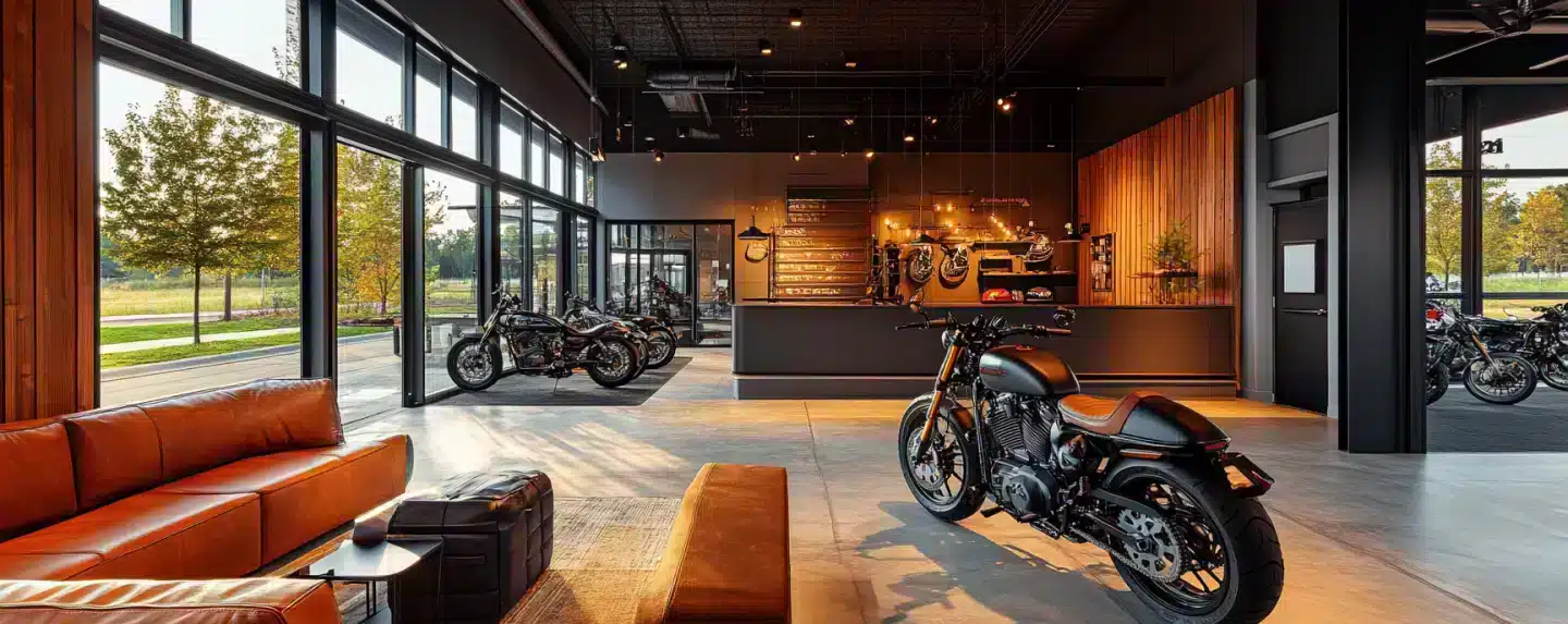 Motorcycle Showroom.